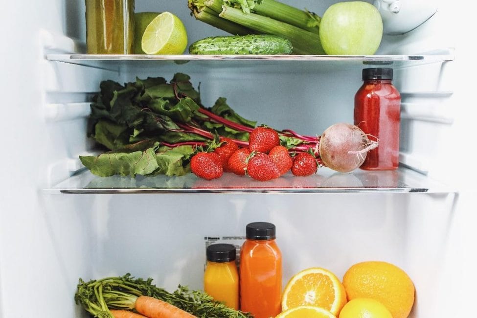 Keeping a double-door refrigerator organized