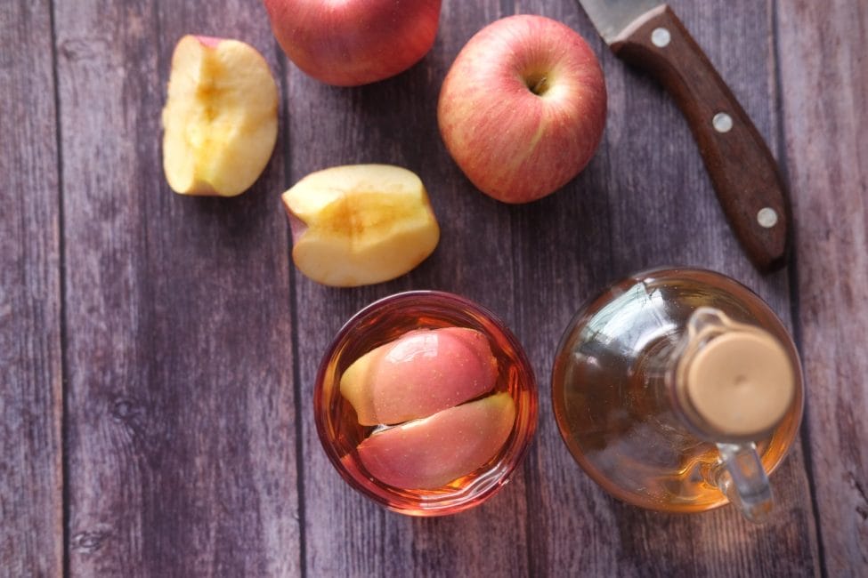 Apple Slices and Juice
