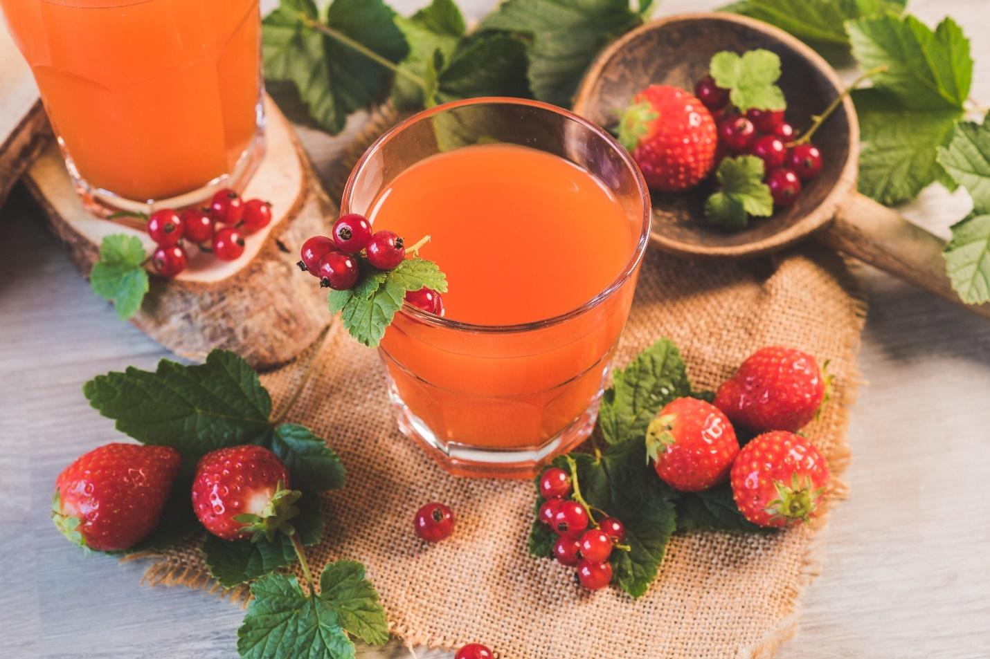 Recipes with fresh fruit juices