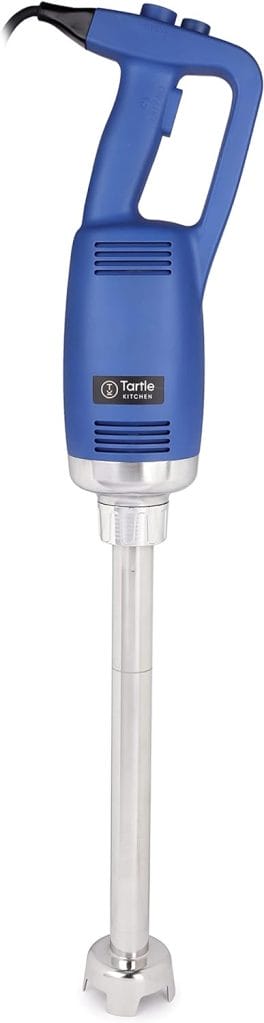 TK Tartle Kitchen Commercial Immersion Blender 750W Extra Heavy Duty, Stainless Steel, Variable Speed, 18 inch Shaft
