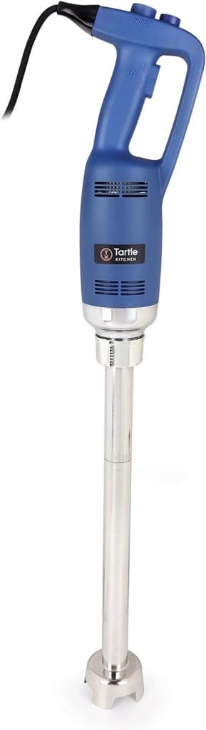 Commercial Immersion Blender 500W Heavy Duty, Stainless Steel, Variable Speed, 16 inch Shaft